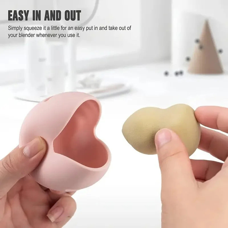 Portable Makeup Sponge Storage Box