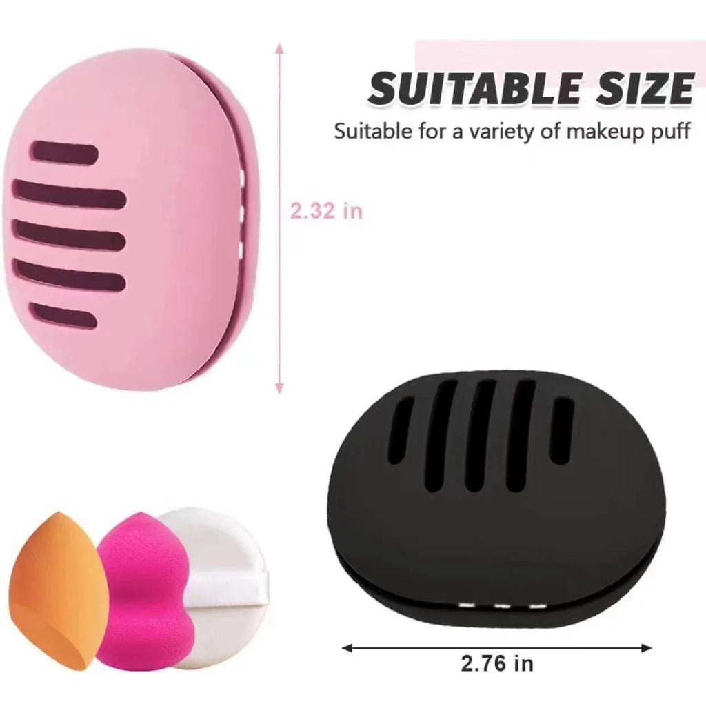 Portable Makeup Sponge Storage Box