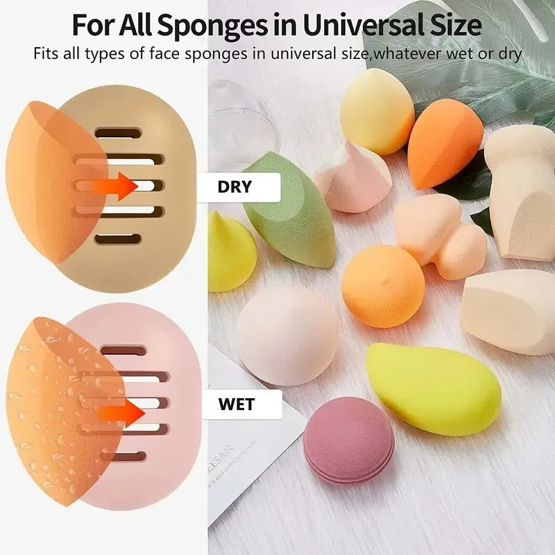 Portable Makeup Sponge Storage Box