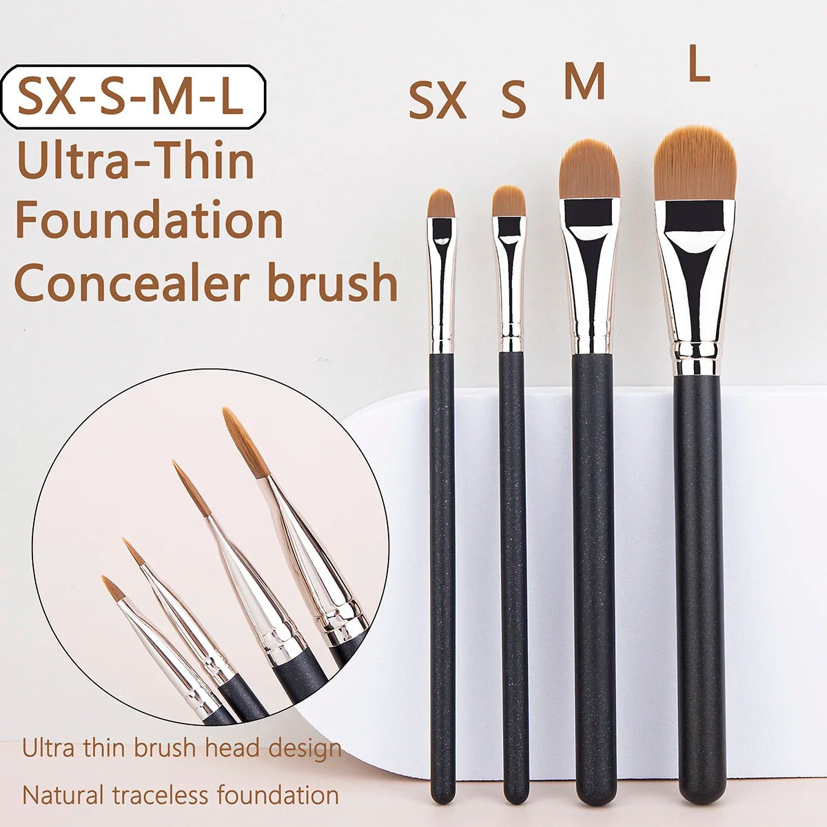 Flat Ultrathin Makeup Brushes