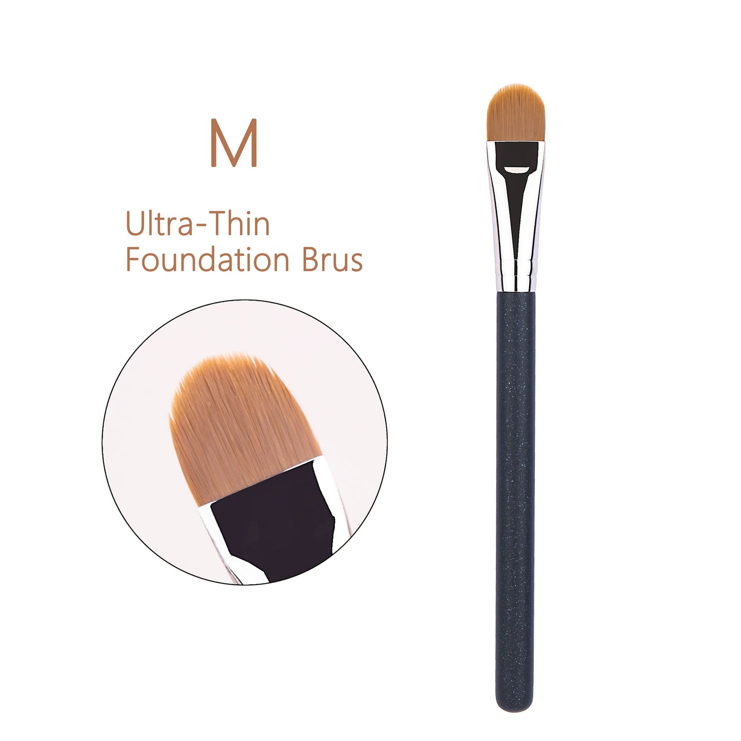 Flat Ultrathin Makeup Brushes